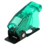 4x DIY Transparent Green Safety Flip Cover for Toggle Switch (4pcs in one packaging, the price is for 4pcs)