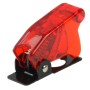 4x DIY Transparent Red Safety Flip Cover for Toggle Switch (4pcs in one packaging, the price is for 4pcs)