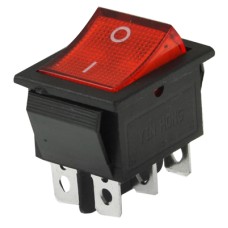 DIY Red Light OFF-ON Rocker Switch for Racing Sport (5pcs in one packing, the price is for 5pcs)(Red)