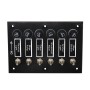 6 Groups Shake Switch AOS3045 Switch Panel Marine Retrofit Each With Independent Fuse Protection