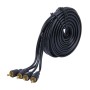 2 PCS 17 FT Copper Double Shield RCA OFC Cable