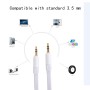 1M Audio Stereo Cable 3.5mm Stereo Aux Cable Audiophile Grade Male to Male(White)