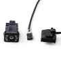 Aux Adapter Switch Plugce + проводка проводка для Volkswagen Audi MFD2 RNS2 / Ford, Длина кабеля: 1,5 м