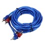 4,5 млн. Авто автоматическое оберщенное стерео кабель Audio Cable OFC 2RCA до 2RCA Джек Аудио кабель мужского кабеля RCA Aux Aux