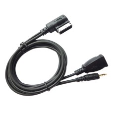 Car Ami Aux Audio Cable Aux + USB зарядка + мобильная музыка для Mercedes-Benz