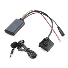 Автомобиль MFD2 RNS2 18PIN Bluetooth Music Aux Audio Cable + Mic для Audi / Volkswagen / Skoda