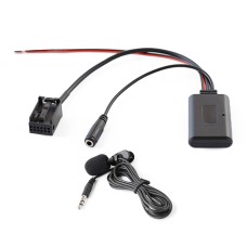 Car Bluetooth Music Aux Audio Cable + Mic для Audi A4 / Volkswagen Golf