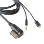 Car Ami Aux Audio Cable для Audi Q5 A 5A7 R7 S5 Q7 A6L A8L