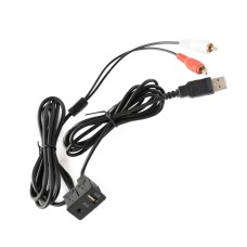 Car Universal Modified USB -Aux Extension Cable USB+2RCA LOTUS MALE SWELTER для Alpine / Pioneer