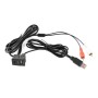 Car Universal Modified USB AUX Extension Cable USB+2RCA Lotus Male Switch Holder for Alpine / Pioneer