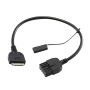 Car USB Data Cable Interface Interface 3,5 мм аудиокабель для Nissan / Infiniti