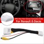 For Renault Car 24Pin Video Input Switch Reverse Parking Camera RCA Adapter Cable