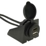 USB 2.0 и Micro HDMI (Type-D) Мужчина до USB 2.0 и HDMI (тип-А) Женский кабель адаптера с монтированием промывки автомобиля, длина: 2M