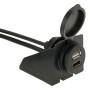 USB 2.0 и Mini HDMI (тип-C) Мужчина-USB 2.0 и HDMI (тип-а) Женский кабель адаптера с монтиром для промывки автомобиля, длина: 2M