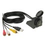 USB 2.0 и 3 RCA Мужчина до USB 2.0 и 3,5 мм женский адаптерный кабель с монтиром для промывки автомобиля, длина: 2M