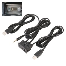 Car Universal Modification USB +Type-C+AUX Interface Charging Seat