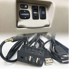 CAR Universal Modication Dual USB +AUX -интерфейс сиденье зарядки