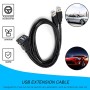 RF-56 Dual-port USB3.0 Waterproof Cable Car Dashboard Audio Extension Line, Cable Length: 1m