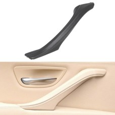 Кожаная кожа левая сторона внутренняя дверная ручка сборка 51417225854 для BMW 5 Series F10 / F18 2011-2017 (черный)