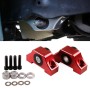 Car Engine Motor Torque Mount Kit for Honda 1992-2000 Honda Civic D15 / D16 / B16 / B18 / B20 (Red)