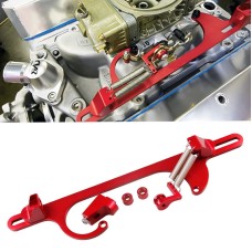 Car Modification Throttle Base Cable Base Section Aluminum Alloy Throttle Cable(Red)