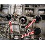 M28 ~ 10AN Черный двигатель задний блок Адаптер передышки для Honda для масляного улова CAN B16 B18C
