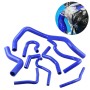 9 PCS Auto Silicone Radiator Hose Kit for Honda Civic D15 D16 EG EK 1992-2000(Blue)