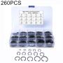 260 PCS Car C Shape Circlip Snap Ring Assortment Retaining Rings