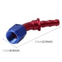 Pipe Joints 45 Degree Swivel Oil Fuel Fitting Adaptor Oil Cooler Hose Fitting Aluminum Alloy AN4 Fitting Car Auto Accessories