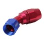 Pipe Joints 45 Degree Swivel Oil Fuel Fitting Adaptor Oil Cooler Hose Fitting Aluminum Alloy AN12 Fitting Car Auto Accessories