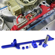 Car Modification Accessories Aluminum Alloy 4500 Series Cable Base Throttle Bracket Throttle Valve Cable(Blue)