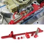 Car Modification Accessories Aluminum Alloy 4500 Series Cable Base Throttle Bracket Throttle Valve Cable(Red)