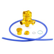 Car Modified Pressure Relief Valve 1.8T/2.7T Discharge Valve for Volkswagen GTi Jetta / Audi A3 A4 A6 TT (Gold)