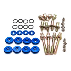 Car Engine Valve Cover Washer Seal Bolt Nut Set for Honda Civic B/H Series VTEC (Blue)