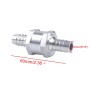 Car 8mm Aluminium Alloy Fuel Petrol One Way Non Return Check Valve