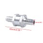 Car 10mm Aluminium Alloy Fuel Petrol One Way Non Return Check Valve