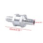 Car 12mm Aluminium Alloy Fuel Petrol One Way Non Return Check Valve