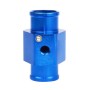 Car Water Temperature Meter Temperature Gauge Joint Pipe Radiator Sensor Adaptor Clamps, Size:30mm(Blue)