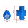 Car Water Temperature Meter Temperature Gauge Joint Pipe Radiator Sensor Adaptor Clamps, Size:40mm(Blue)