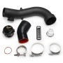 JQG1006-BK Car Modified 50mm Turbo Intake Pipe Kit for BMW N54 E88 E90