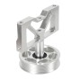 Car Modification Air Pump Idle Bracket with Pulley for Ford Mustang 5.0 1979-1995(Silver)