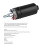 300LPH Universal Car External Inline Fuel Pump Electronic Pump 0580254044