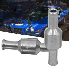 Car Aluminum Alloy Gasoline Fuel Check Valve, Size:M6(Silver)