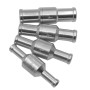 Car Aluminum Alloy Gasoline Fuel Check Valve, Size:M6(Silver)