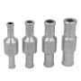 Car Aluminum Alloy Gasoline Fuel Check Valve, Size:M8(Silver)