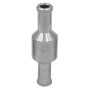 Car Aluminum Alloy Gasoline Fuel Check Valve, Size:M10(Silver)