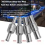 Car Aluminum Alloy Gasoline Fuel Check Valve, Size:M10(Silver)