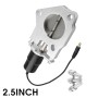 Universal Car 2.5 inch Stainless Steel Racing Electric Exhaust Cutout Valves Control Motor Kit