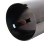 Car Styling Stainless Steel Exhaust Tail Muffler Tip Pipe for VW Volkswagen 1.2T Swept Volume(Black)