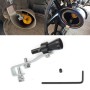 Universal Aluminum Turbo Sound Exhaust Muffler Pipe Whistle Car / Motorcycle Simulator Whistler, Size: S, Outside Diameter: 20mm(Black)